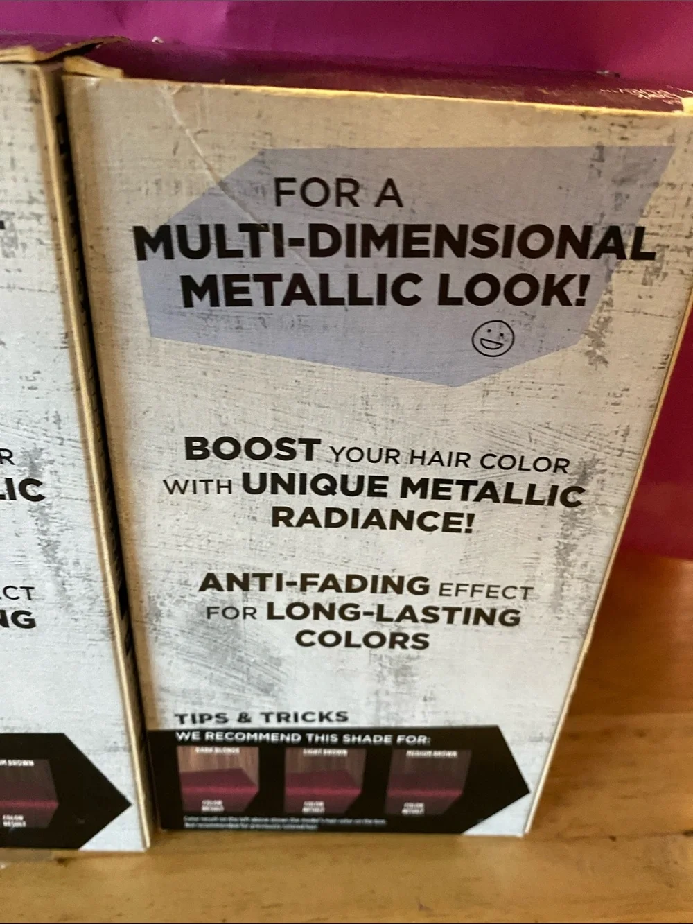 göt2b Metallics Hair Color by Schwarzkopf - Dark Ruby (M68) NIB